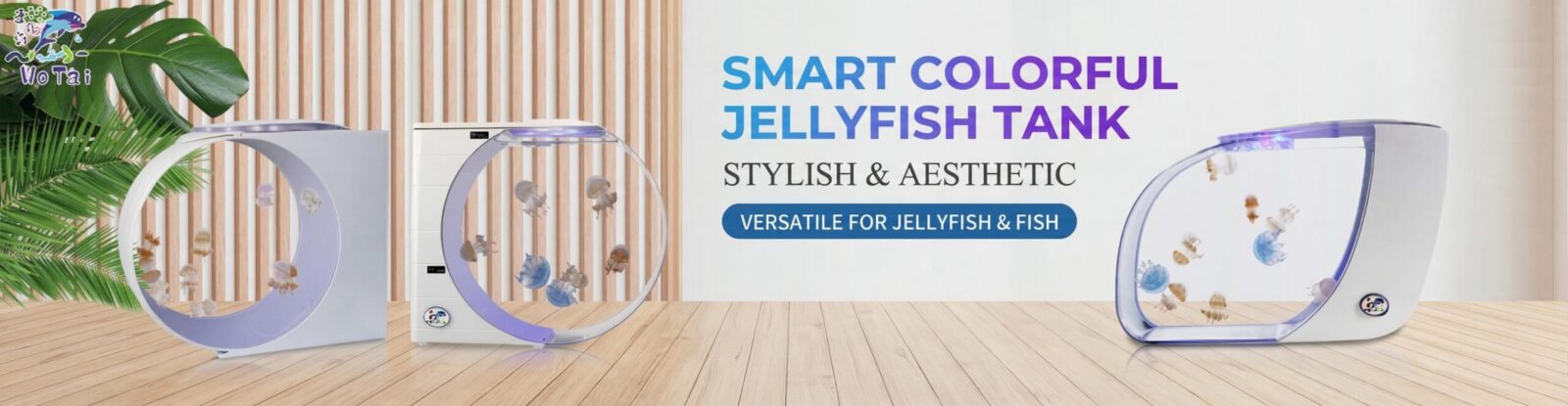 smart colorful jellyfish tank. stylish & aesthetic . versatile for jellyfish & fish.
